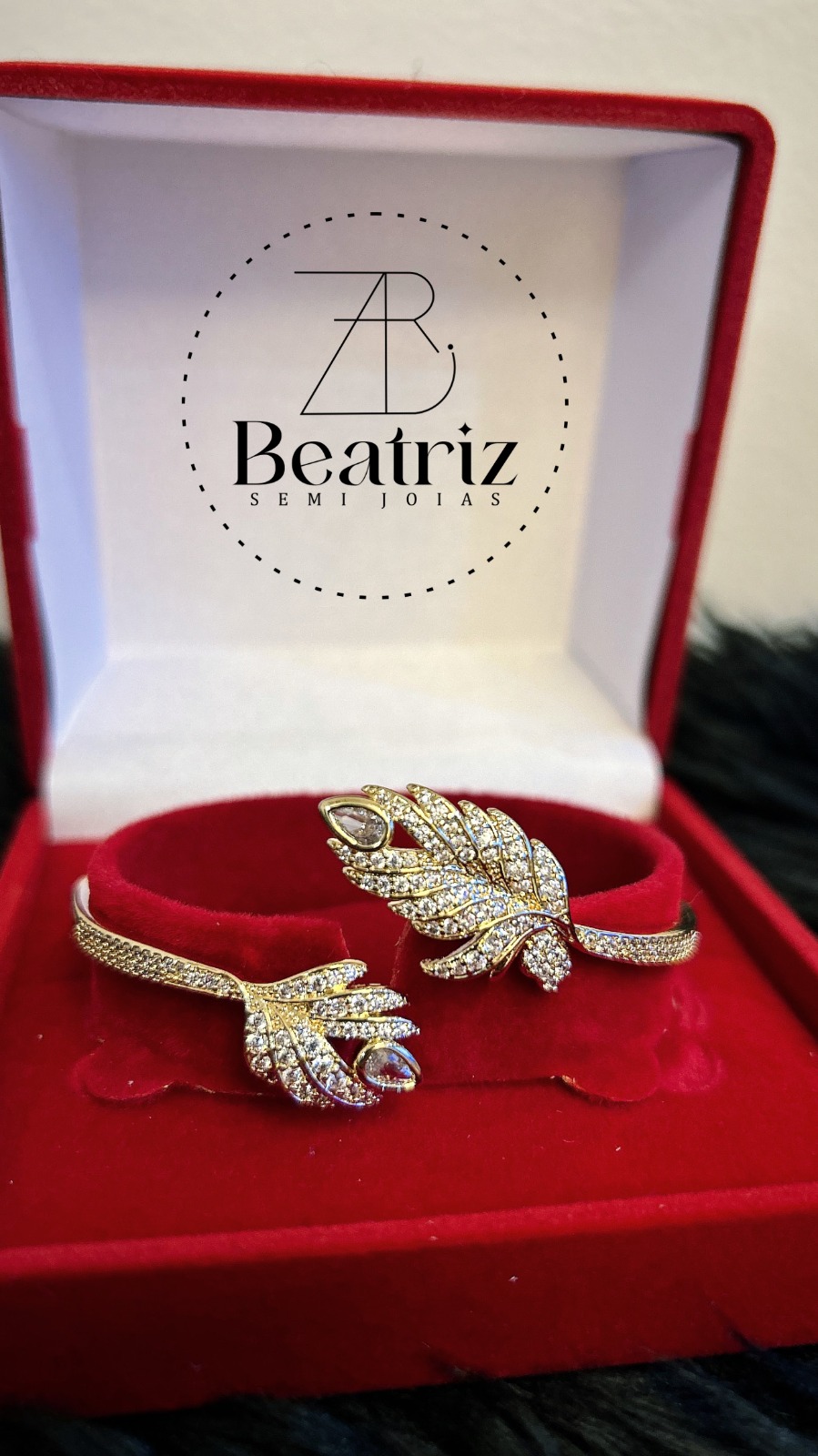 Bracelete Duas Folhas