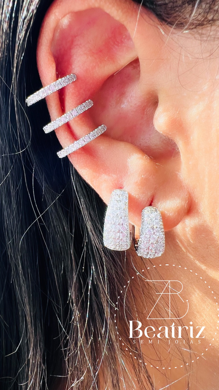 Piercing Fake Arcos Cravejados